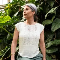 Вязаный спицами топ Joni