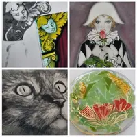 Обжиговая роспись стекла