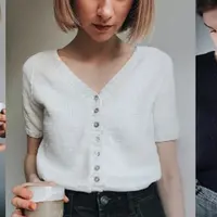 Топ на пуговицах Skagen