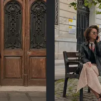 Юбка с разрезом