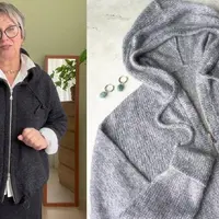 Карди-бомбер с капюшоном на молнии