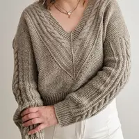 Пуловер жемчужным узором Rivendell