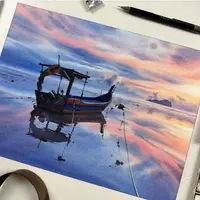 Отражения и рефлексы акварелью