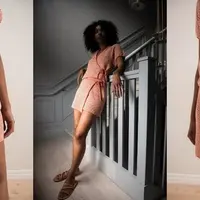 Вязаная спицами юбка с запахом Hallevik