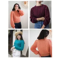 Вязаный мохеровый пуловер Saguaro Sweater