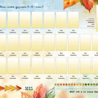 Осенняя виньетка для старшеклассников