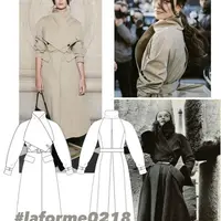 Совместный пошив плаща по выкройке 0218