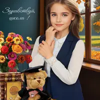 Фотошаблон "Здравствуй, школа!" №15