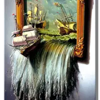 Папертоль: Море в картине