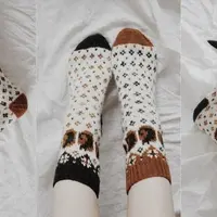 Жаккардовые носки с котиками Nocturnal