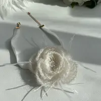 Брошь Воздушная роза