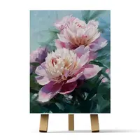 Пионы. Масляная живопись