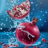 Гранат в гиперреализме