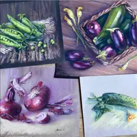 Лето в деревне. Полный курс по сухой пастели для начинающих