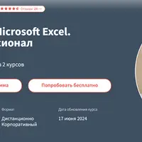 Бизнес-аналитика в Microsoft Excel. Уровень 1+2. Профессионал