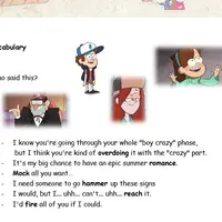 Материалы к мультфильму Gravity Falls