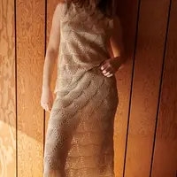 Ажурный комплект из юбки и топа Seashell