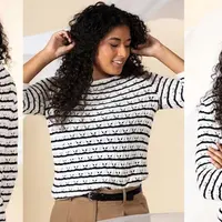 Полосатый пуловер Aebersold