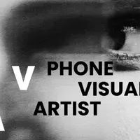 Phone visual artist. Визуальный артист с телефоном