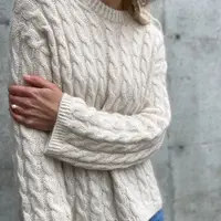 Пуловер оверсайз спицами Sweater No.15