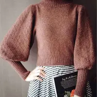 Свитер с объемными рукавами Nora