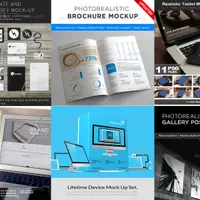 Мегапак - 11 заготовок для дизайна (PSD)