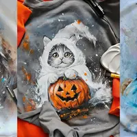 Роспись по ткани: Пышечка, котик, медведь