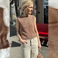 Вязаный летний топ Cloud