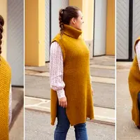 Удлиненный жилет Happy Place