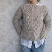 Пуловер с косами Kareno