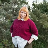 Пуловер с косами Perennial