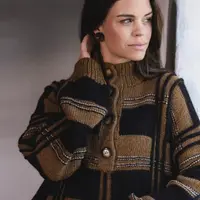 Женский двухцветный пуловер Jackie