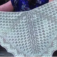 Треугольная ажурная шаль Harbour Lights