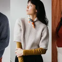 Пуловер в технике бриошь сверху Nido