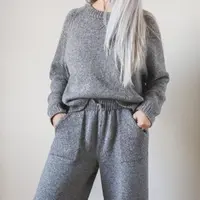 Вязаные спицами штаны-палаццо с карманами The Palazzo Pant