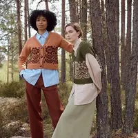 Удачный кардиган и жилет с жаккардом Nordic Bloom