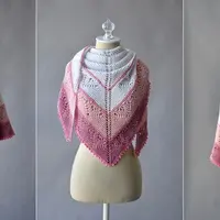 Шаль сердечками Be Mine