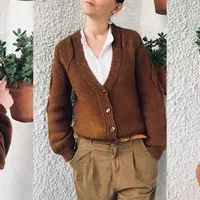 Кардиган с листьями Leaves