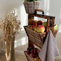 Этажерка из бумажной лозы