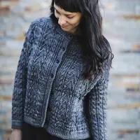 Вязаный жакет с аранами Farm Twist