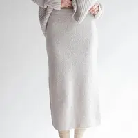 Вязаная спицами юбка миди Cloverdale