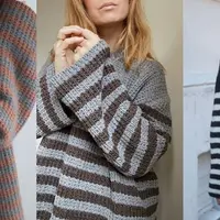 Свитер оверсайз рельефным узором Sweater no17