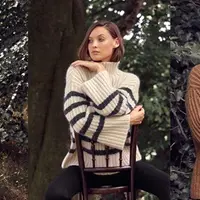 Свитер польской резинкой Asher