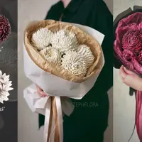 Зефирная флористика. Хризантемы со вкусом