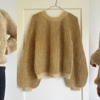 Свитер объемным узором Sunray