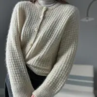 Кардиган с японским плечом Waffle Loop