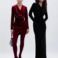 Платье в двух длинах, выкройка №1192