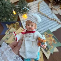 Ватные игрушки. Поварёнок