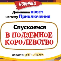 Домашний Квест «Спускаемся в Подземное королевство»