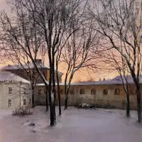 Пастельная зима